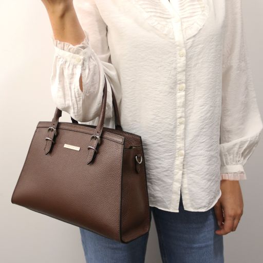 tl-bag-leather-handbag-tl142147 - Light grey - kuva 8