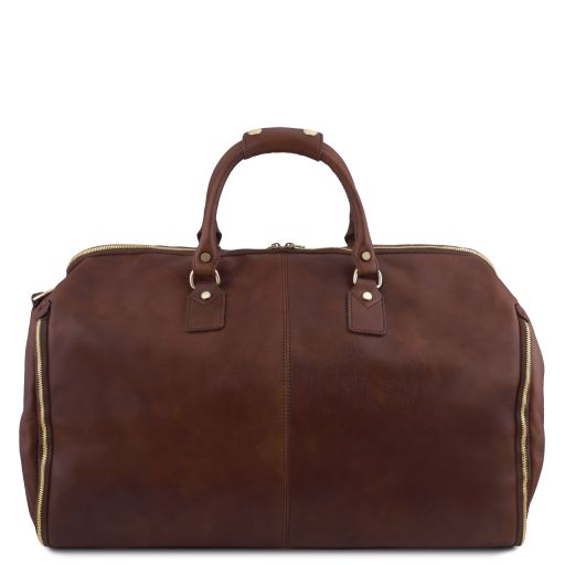 antigua-travel-leather-duffle-garment-bag-tl142341 - Tummanruskea - kuva 3