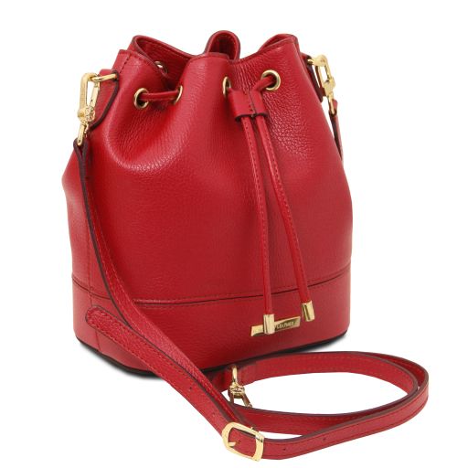tl-bag-leather-bucket-bag-tl142146 - Lipstick Red - kuva 2