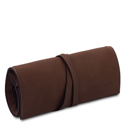 leather-jewellery-case-tl142625 - Tummanruskea - kuva 2