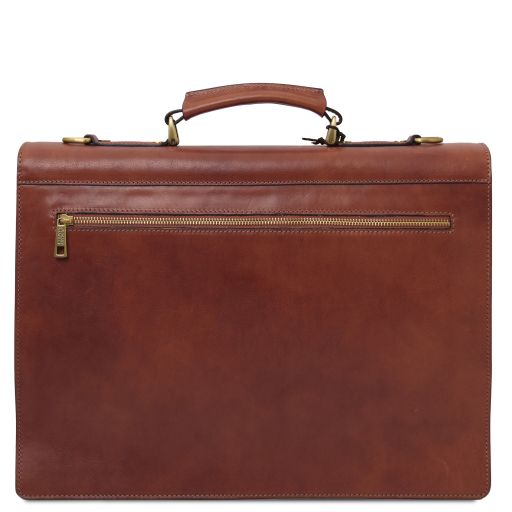 cremona-leather-briefcase-3-compartments-tl142448 - Ruskea - kuva 3