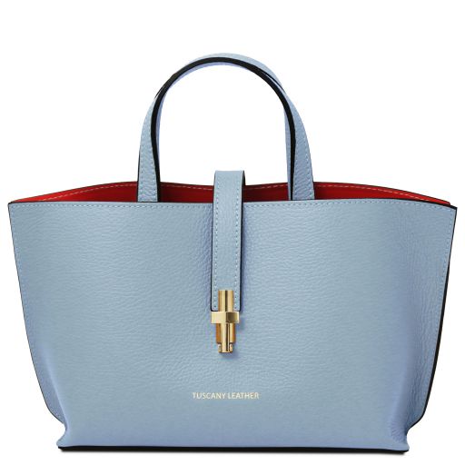 agatha-leather-handbag-tl142456 - Vaaleansininen
