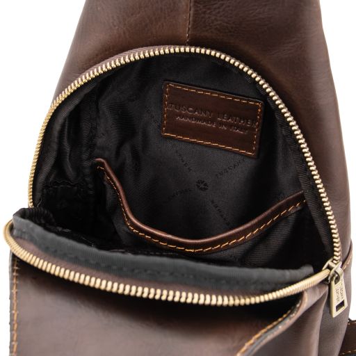 kevin-leather-crossover-bag-tl142423 - Tummanruskea - kuva 5
