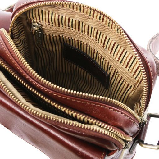 larry-leather-crossbody-bag-tl141915 - Ruskea - kuva 7