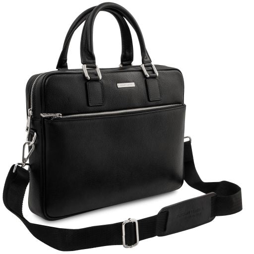 ferrara-leather-laptop-briefcase-tl142548 - Musta - kuva 2