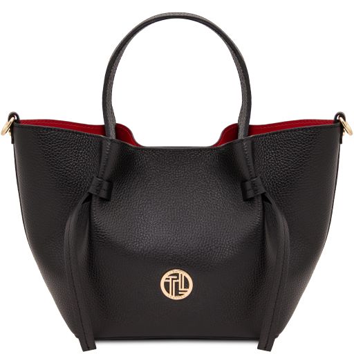 legame-leather-handbag-small-size-tl142482 - Musta