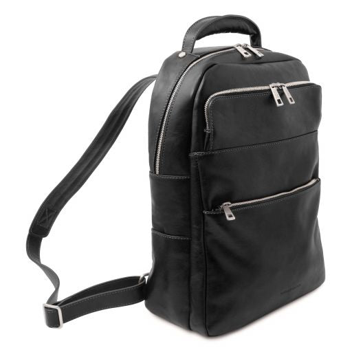 melbourne-leather-laptop-backpack-tl142205 - Musta - kuva 2