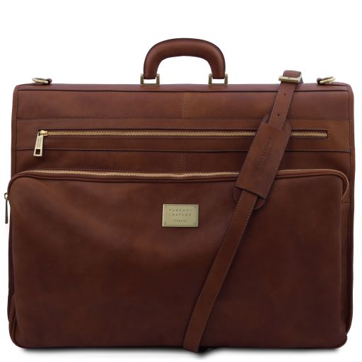 papeete-garment-leather-bag-tl142337 - Ruskea