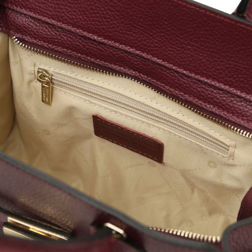 origami-leather-tote-tl142507 - Viininpunainen - kuva 7