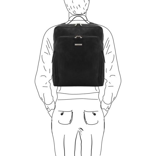 bangkok-leather-laptop-backpack-large-size-tl142336 - Musta - kuva 2