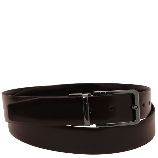 elegant-double-sided-brushed-leather-belt-35mm-tl142540 - Tummanruskea