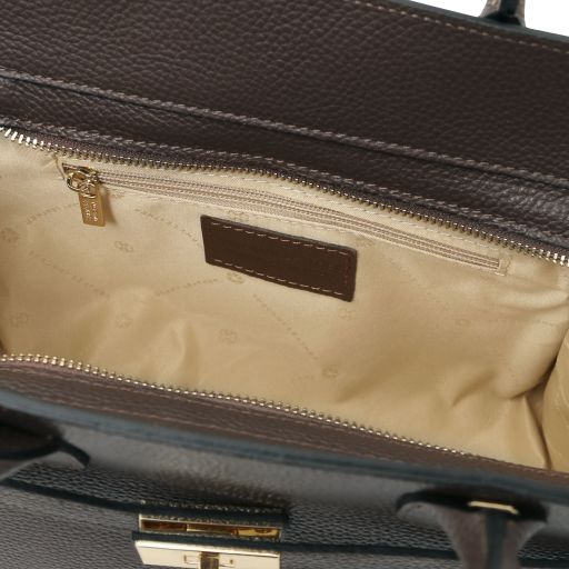 origami-leather-tote-tl142507 - Chocolate - kuva 7