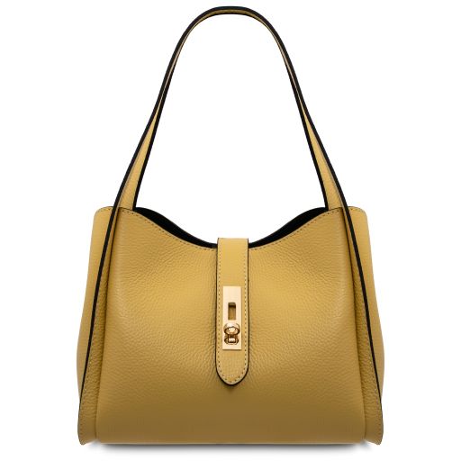 soave-soft-leather-handbag-tl142583 - Pastel yellow