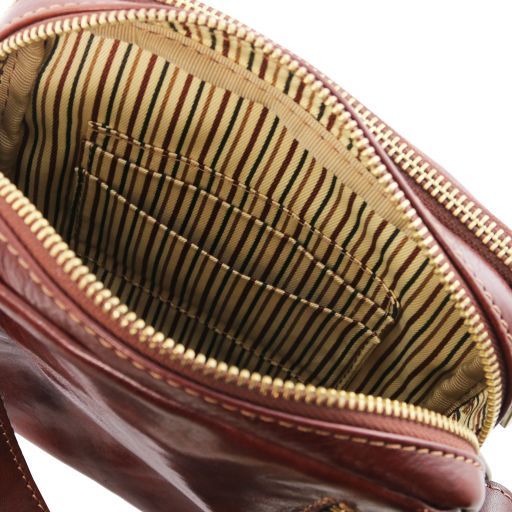 larry-leather-crossbody-bag-tl141915 - Ruskea - kuva 6