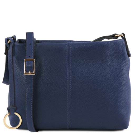 tl-bag-soft-leather-shoulder-bag-tl141720 - Tummansininen