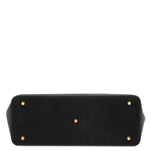 essenza-leather-shoulder-bag-tl142612 - Musta - kuva 4