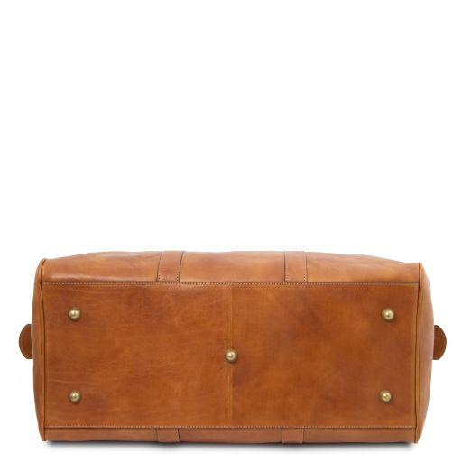 oslo-leather-travel-duffle-bag-weekender-bag-tl141913 - Punainen - kuva 6