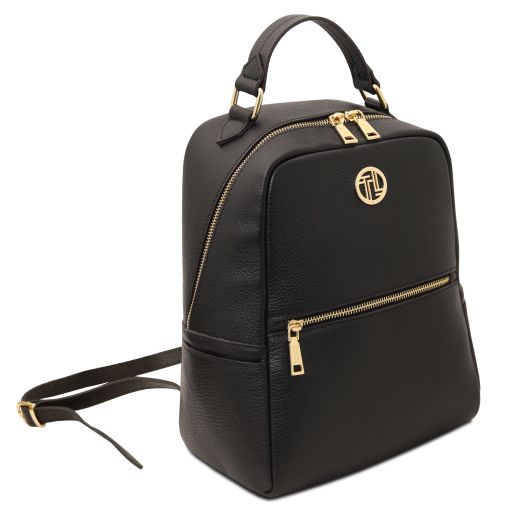 prisma-soft-leather-backpack-tl142483 - Musta - kuva 2