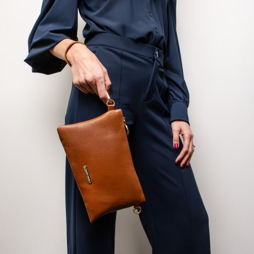 tl-bag-soft-leather-clutch-tl142029 - Aprikoosi - kuva 5