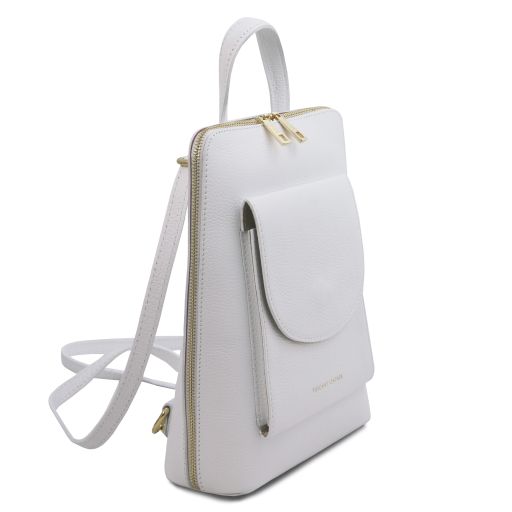 tl-bag-small-leather-backpack-for-women-tl142092 - Valkoinen - kuva 2