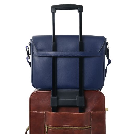 messenger-saffiano-leather-messenger-bag-tl142549 - Tummansininen - kuva 5