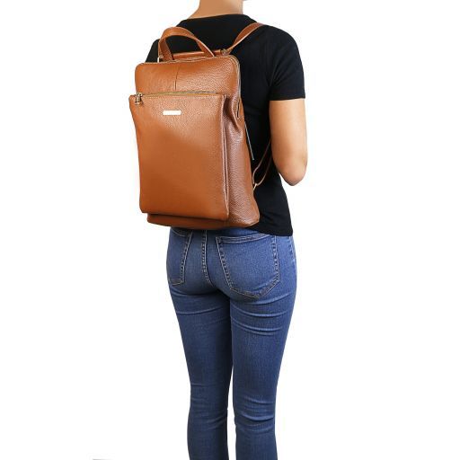 tl-bag-soft-leather-backpack-for-women-tl141682 - Beige - kuva 6