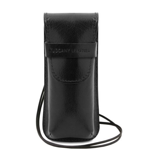 exclusive-leather-crossbody-case-for-glasses-tl141282 - Musta