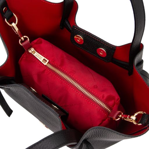 legame-leather-handbag-small-size-tl142482 - Musta - kuva 5