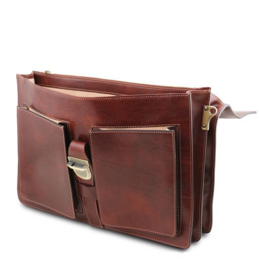 assisi-leather-briefcase-3-compartments-tl141825 - Musta - kuva 7