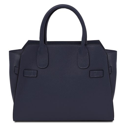 origami-leather-tote-tl142507 - Tummansininen - kuva 3