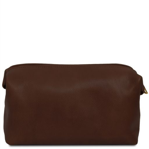 smarty-leather-toiletry-bag-large-size-tl141219 - Tummanruskea - kuva 3