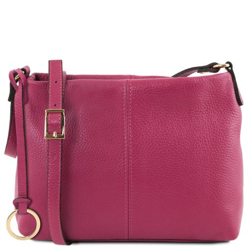 tl-bag-soft-leather-shoulder-bag-tl141720 - Fuchsia