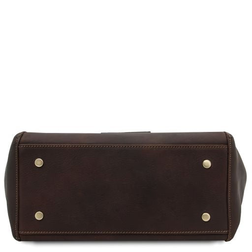 libra-leather-shoulder-bag-tl142562 - Tummanruskea - kuva 4