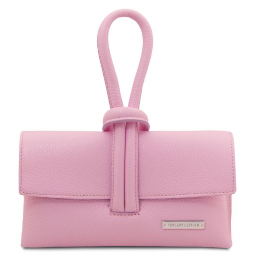 tl-bag-leather-clutch-tl141990 - Ballet Pink
