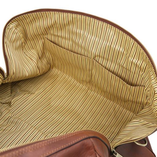 oslo-leather-travel-duffle-bag-weekender-bag-tl141913 - Ruskea - kuva 6