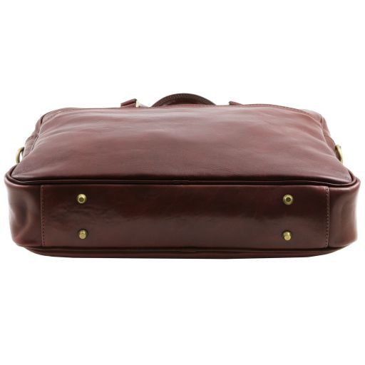 urbino-leather-laptop-briefcase-with-front-pocket-tl141241 - Tummansininen - kuva 5