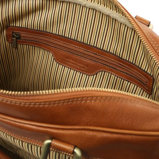 pisa-leather-laptop-briefcase-with-front-pocket-tl142427 - Ruskea - kuva 7
