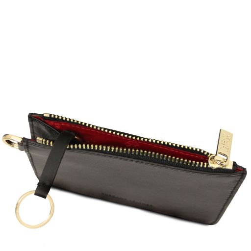 leather-card-holder-with-handle-tl142544 - Musta - kuva 6