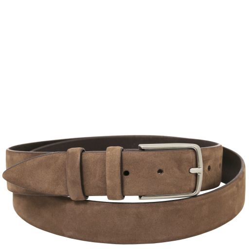 elegant-nubuck-leather-belt-35mm-tl142534 - Taupe