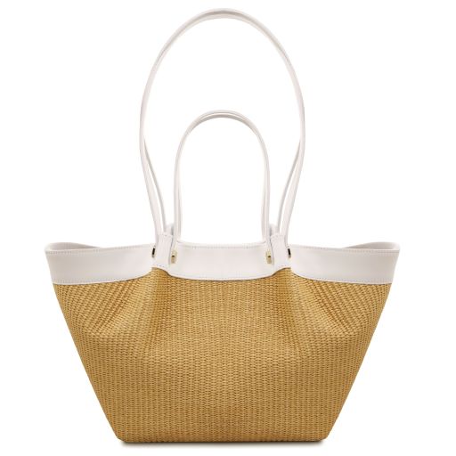 soleil-raffia-shopping-bag-tl142567 - Valkoinen - kuva 4