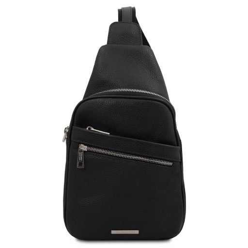 albert-soft-leather-crossover-bag-tl142022 - Musta