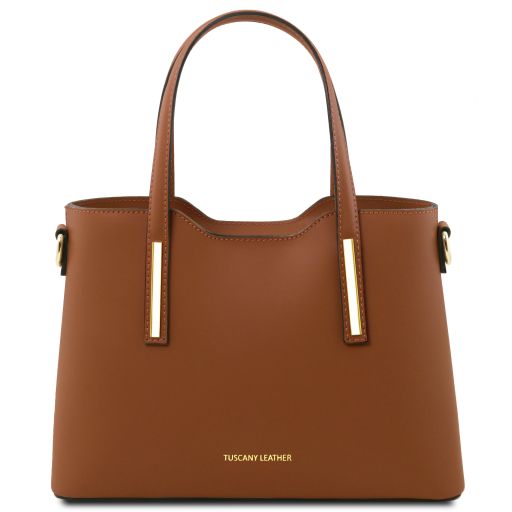 olimpia-leather-tote-small-size-tl141521 - Konjakki