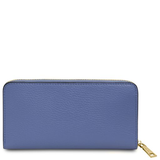 financier-exclusive-zip-around-leather-wallet-tl142485 - Sininen - kuva 3