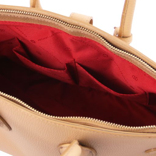 tl-bag-leather-handbag-with-golden-hardware-tl141529 - Champagne - kuva 5