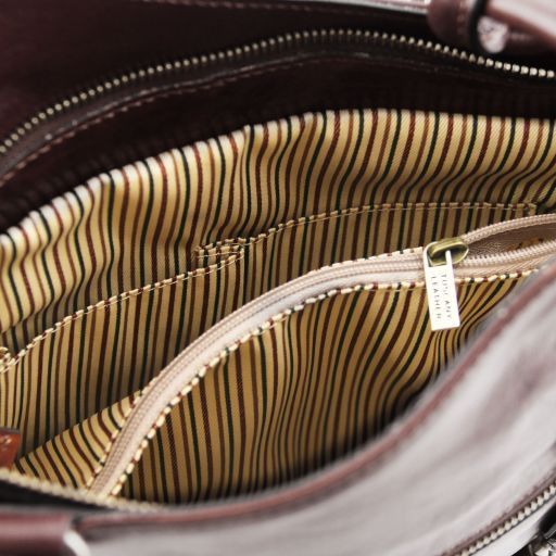patty-leather-convertible-backpack-shoulderbag-tl141497 - Tummanruskea - kuva 6