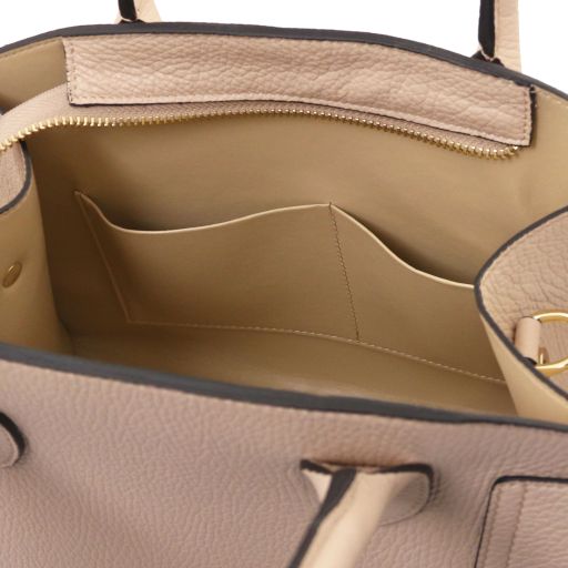 coccola-leather-handbag-tl142421 - Nude - kuva 6