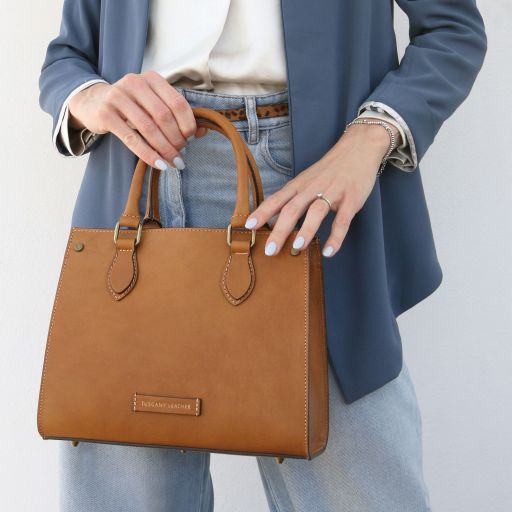 dama-leather-handbag-tl142564 - Punainen - kuva 9