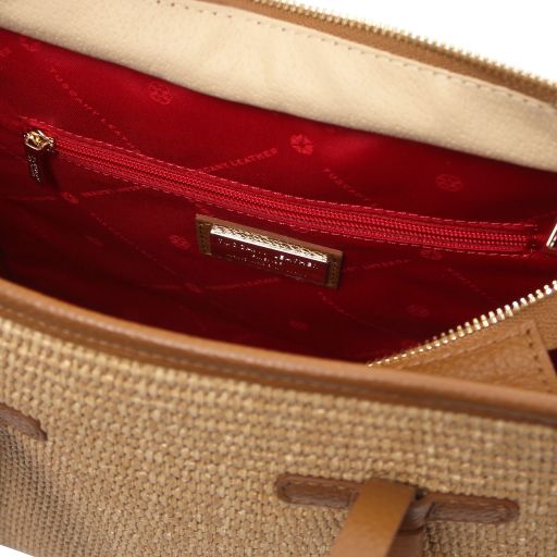 frame-raffia-shoulder-bag-tl142566 - Konjakki - kuva 5