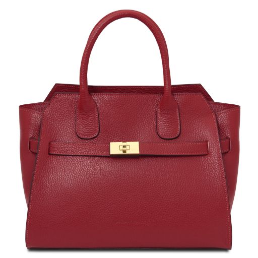origami-leather-tote-tl142507 - Punainen