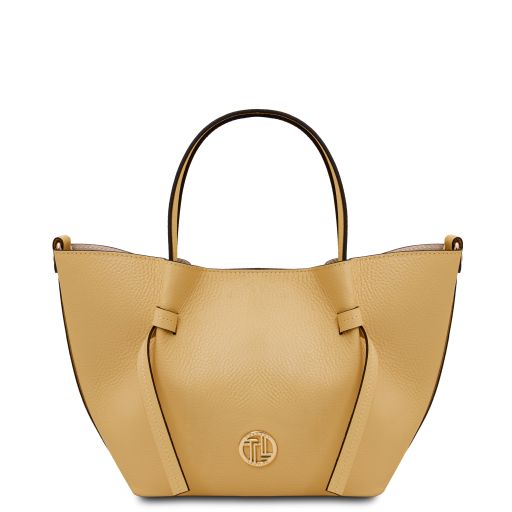 legame-leather-handbag-small-size-tl142482 - Pastellinkeltainen